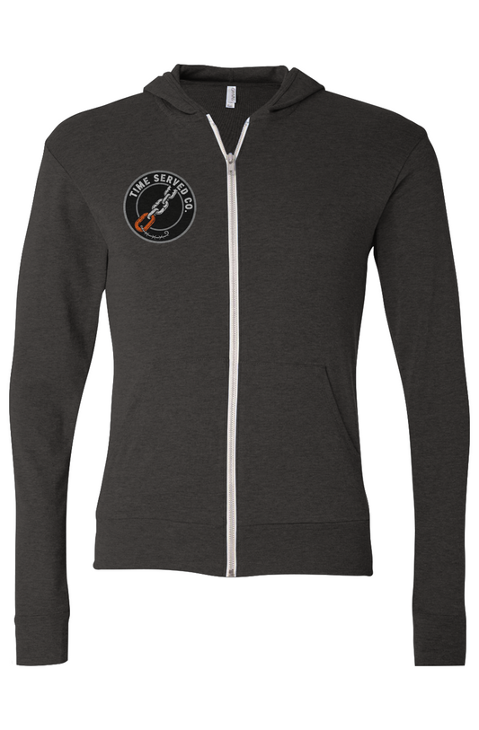 Triblend Full-Zip Lightweight Hoodie