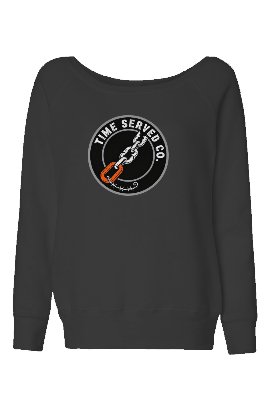 Womens Wide Neck Sweatshirt
